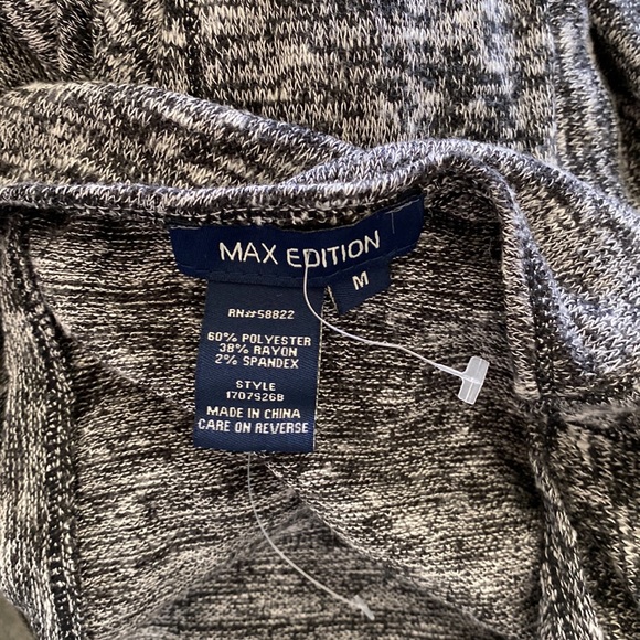 NWOT MAX EDITION CARDIGAN TOP SIZE M - Picture 7 of 7